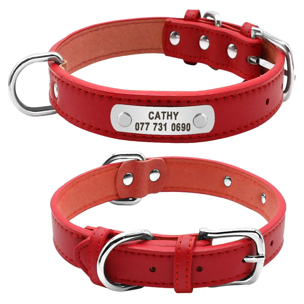 dog collar Classic Leather Collar - Timeless Style & Premium Craftsmanship WLP Company