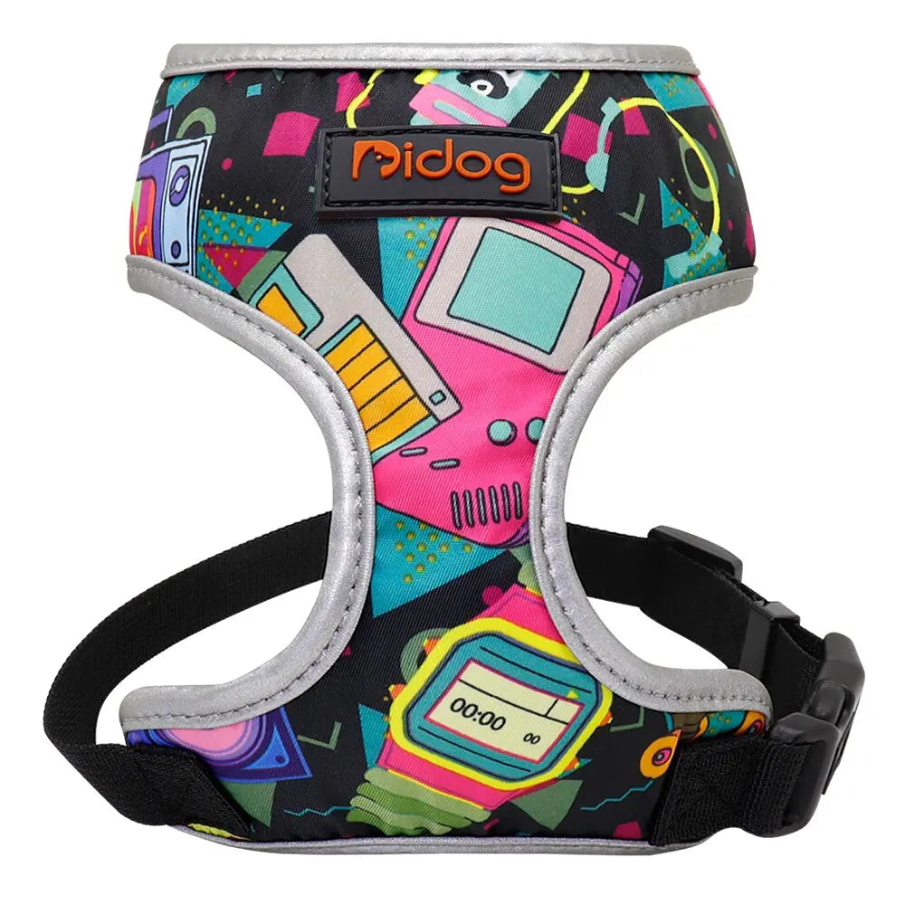 Breathable Printed Nylon Dog Harness Vest WLP Company
