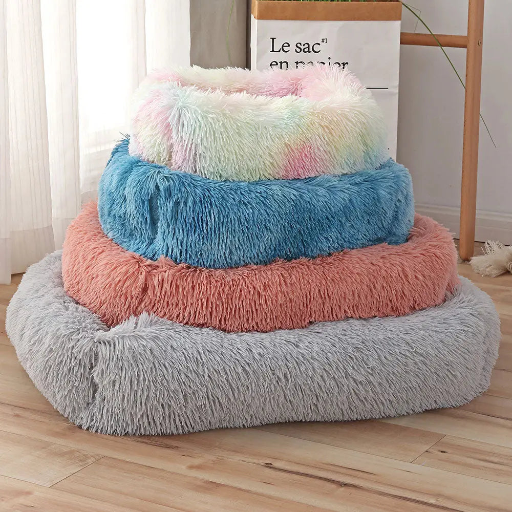 Dogs Long Plush Solid Bed WLP Company
