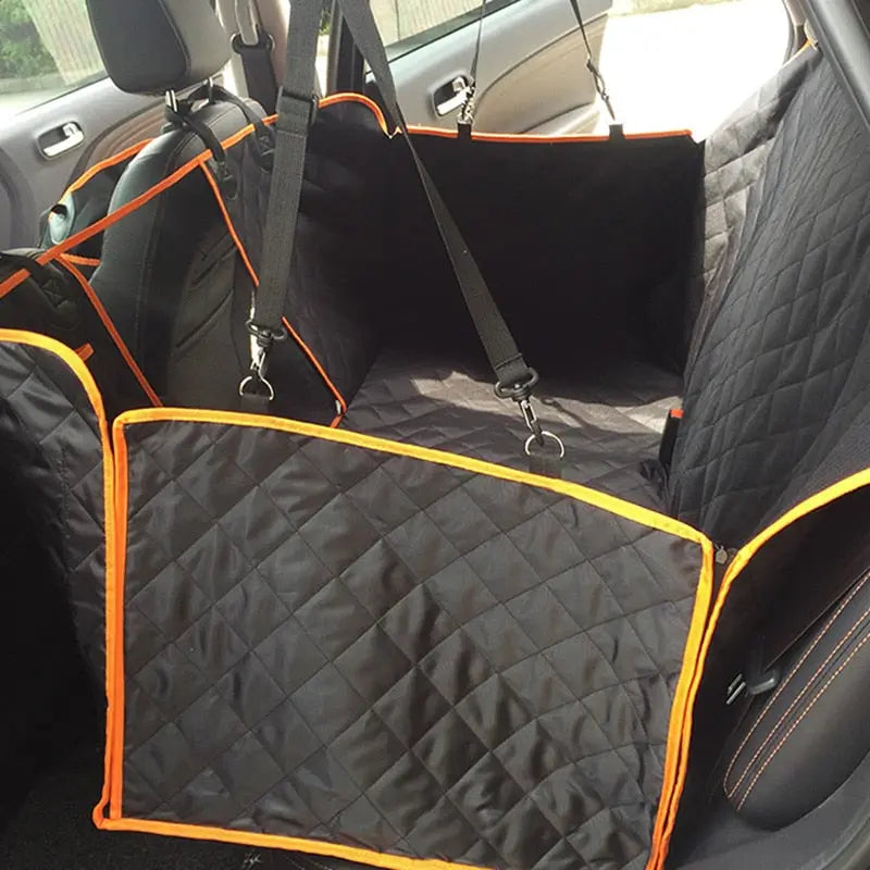 dog car seat cover Dog's Contrast Trim Car Seat Cover - Premium Protection & Style WLP Company