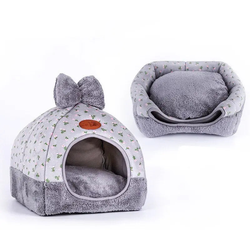Cats Sleeping House Bed - Cozy Enclosed Sanctuary for Your Feline WLP Company