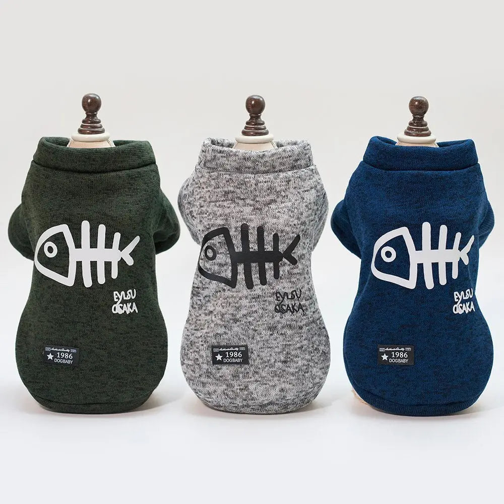 Stylish Fish Printed Dog Jacket - Fun Fashion for Your Furry Friend WLP Company