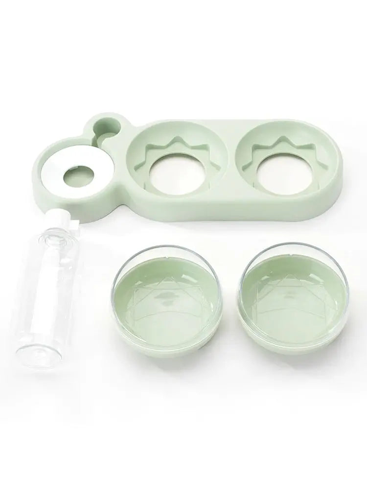 Triple Cat Bowl with Automatic Water Feeder WLP Company