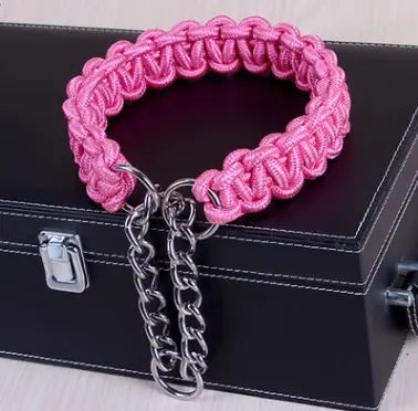 braided nylon dog collar Durable & Stylish Bright Braided Nylon Dog's Collar WLP Company