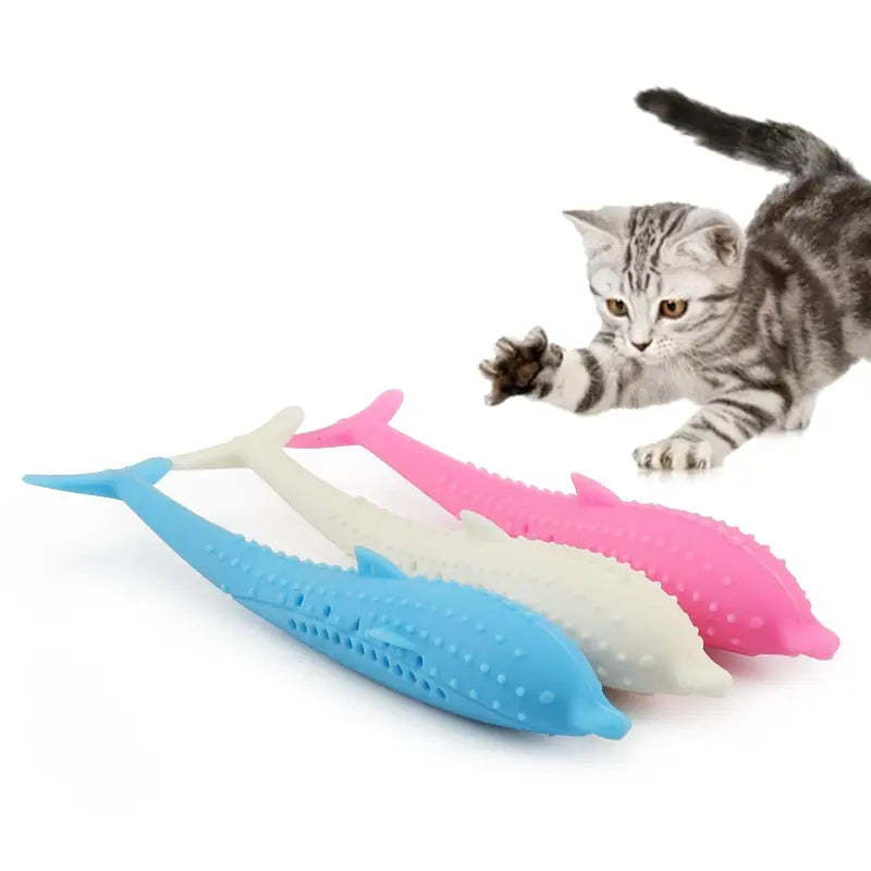 Soft Silicone Catnip Fish Toy WLP Company