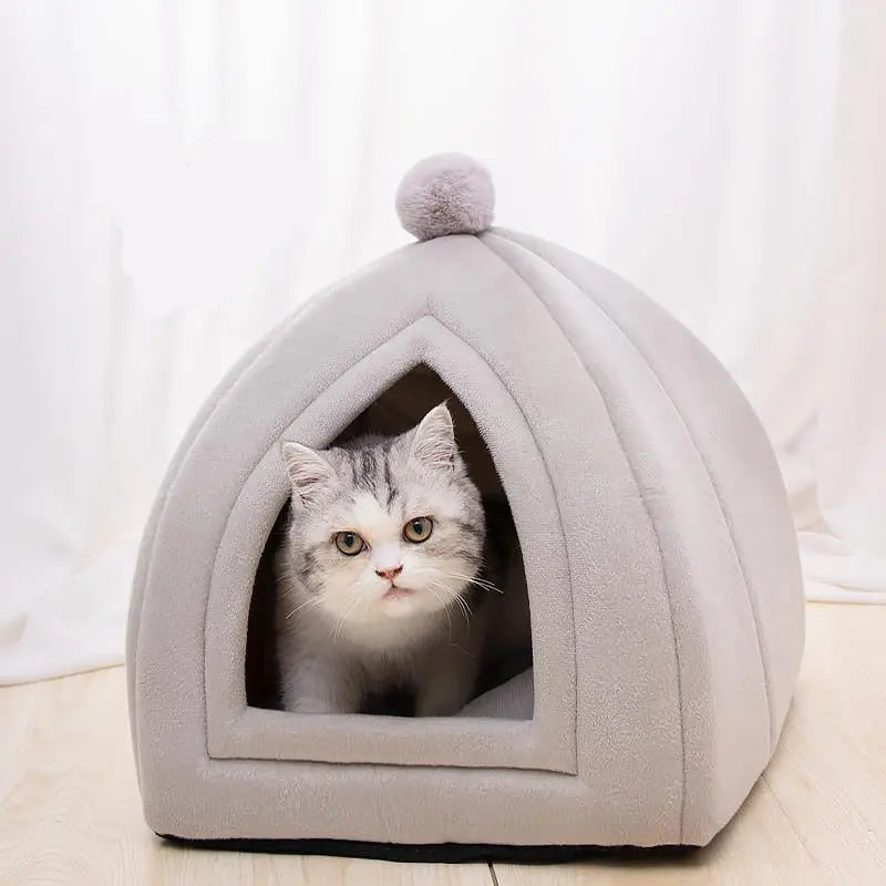 Cats Sleeping House Bed - Cozy Enclosed Sanctuary for Your Feline WLP Company