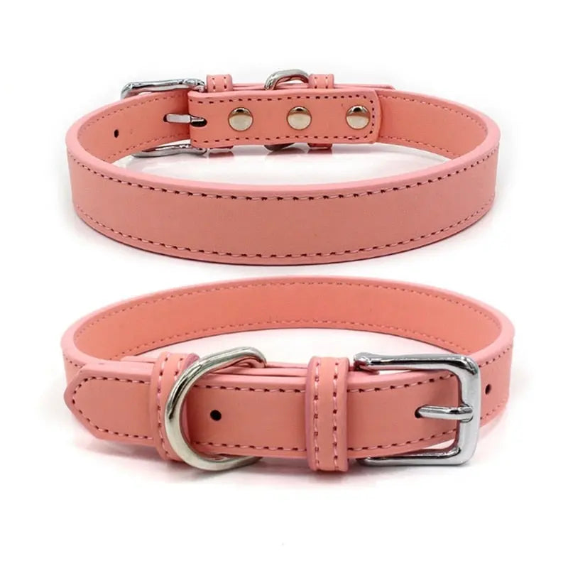 Stylish Solid Color Collar for Small Dogs - Perfect Accessory for Your Pet WLP Company