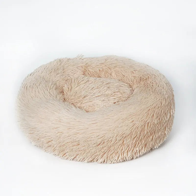 fluffy pet bed Pet's Round Shaped Fluffy Bed WLP Company