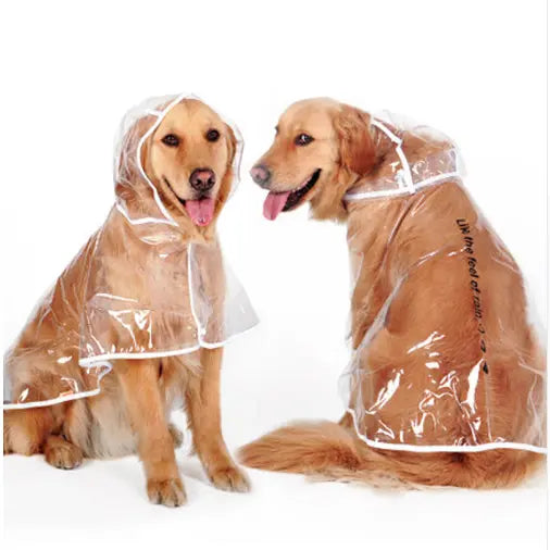 Transparent Autumn Dog Raincoat WLP Company
