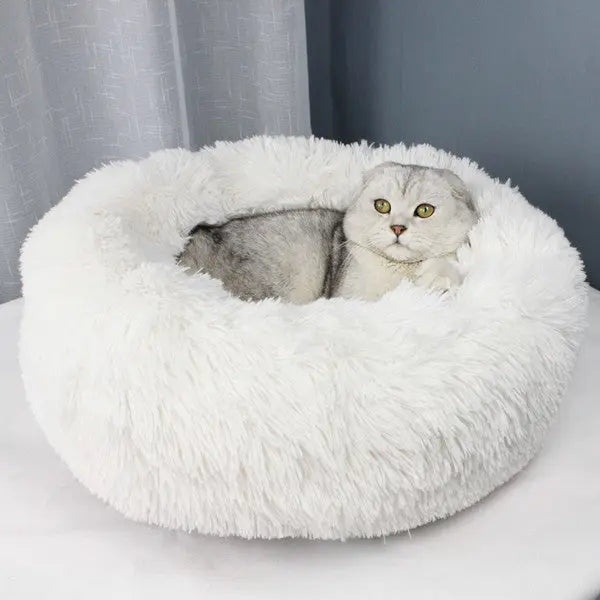 fluffy pet bed Pet's Round Shaped Fluffy Bed WLP Company