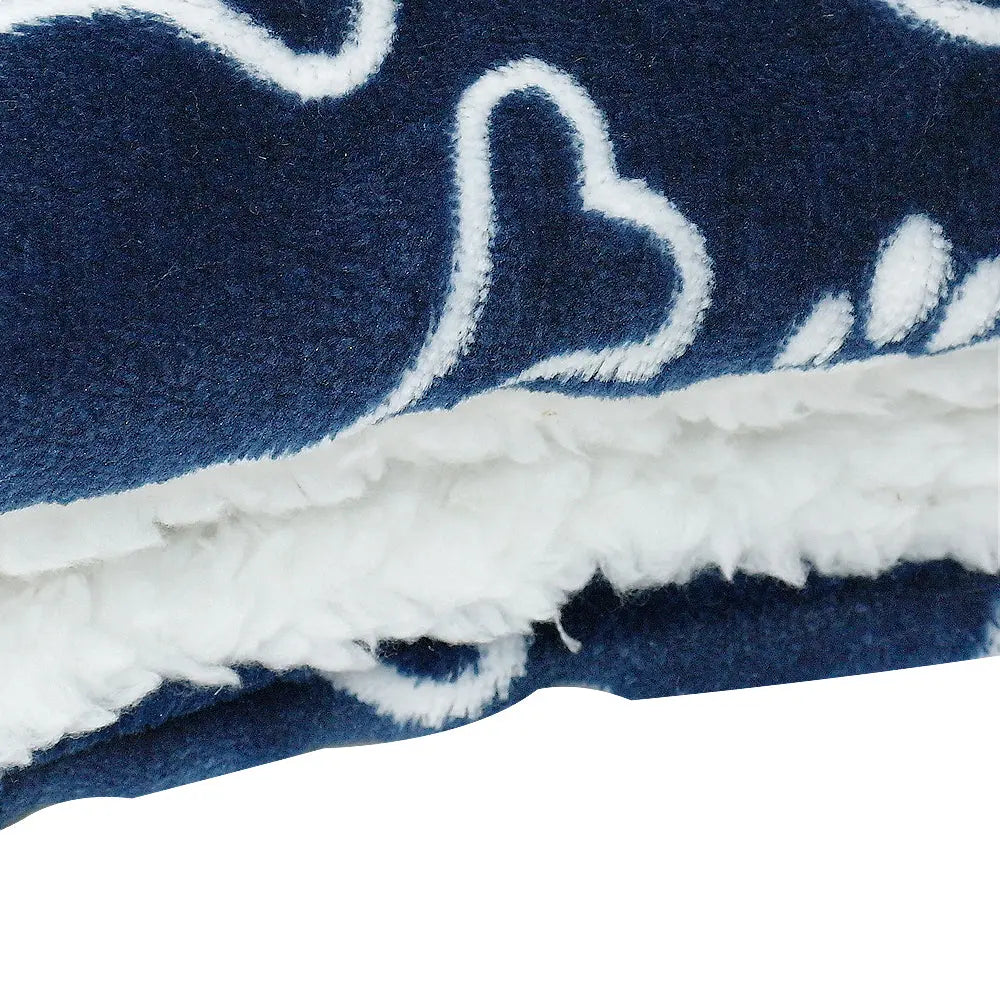 Warm Lamb Velvet Dog Mat with Colorful Print WLP Company