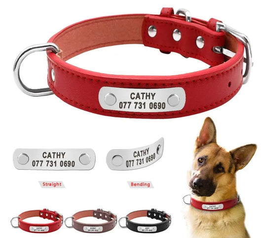 dog collar Classic Leather Collar - Timeless Style & Premium Craftsmanship WLP Company