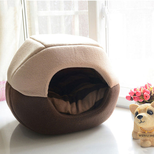 Dog's Foldable Soft Warm Bed - Ultimate Comfort & Convenience