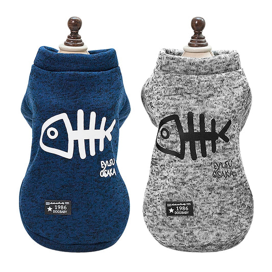 Cute Fish Printed Dog Vest