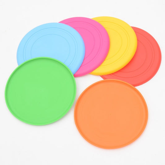 Colorful Silicone Flying Disk Dog Toy - Ultimate Fun Companion