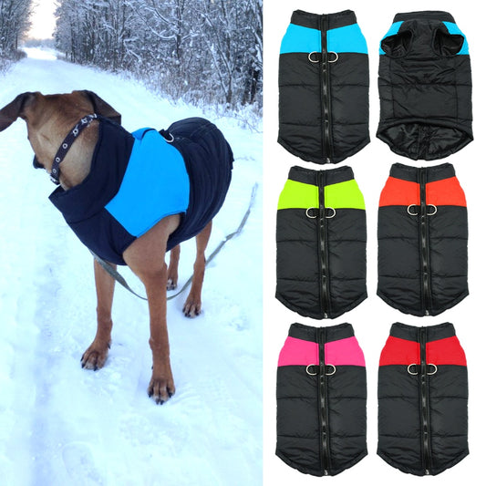 Fashion Waterproof Winter Dog's Vest - Polyester Outdoor Clothing