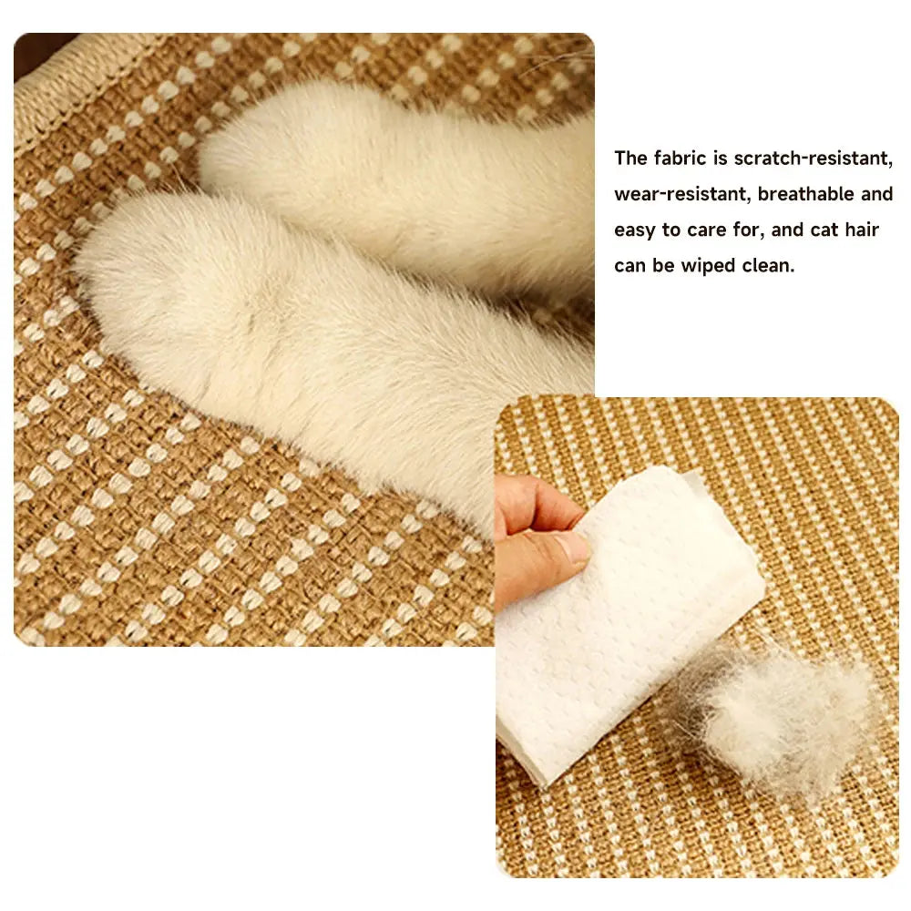Pet Sofa Lounge Chair Cat Scratching Sleeping Relaxation Chair Luxurious Comfortable Sisal Cat Cushion Seat Cat Bed Pet Gift WLP Company