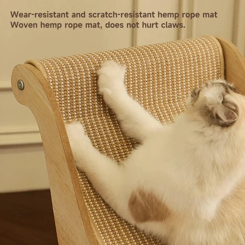 Pet Sofa Lounge Chair Cat Scratching Sleeping Relaxation Chair Luxurious Comfortable Sisal Cat Cushion Seat Cat Bed Pet Gift WLP Company