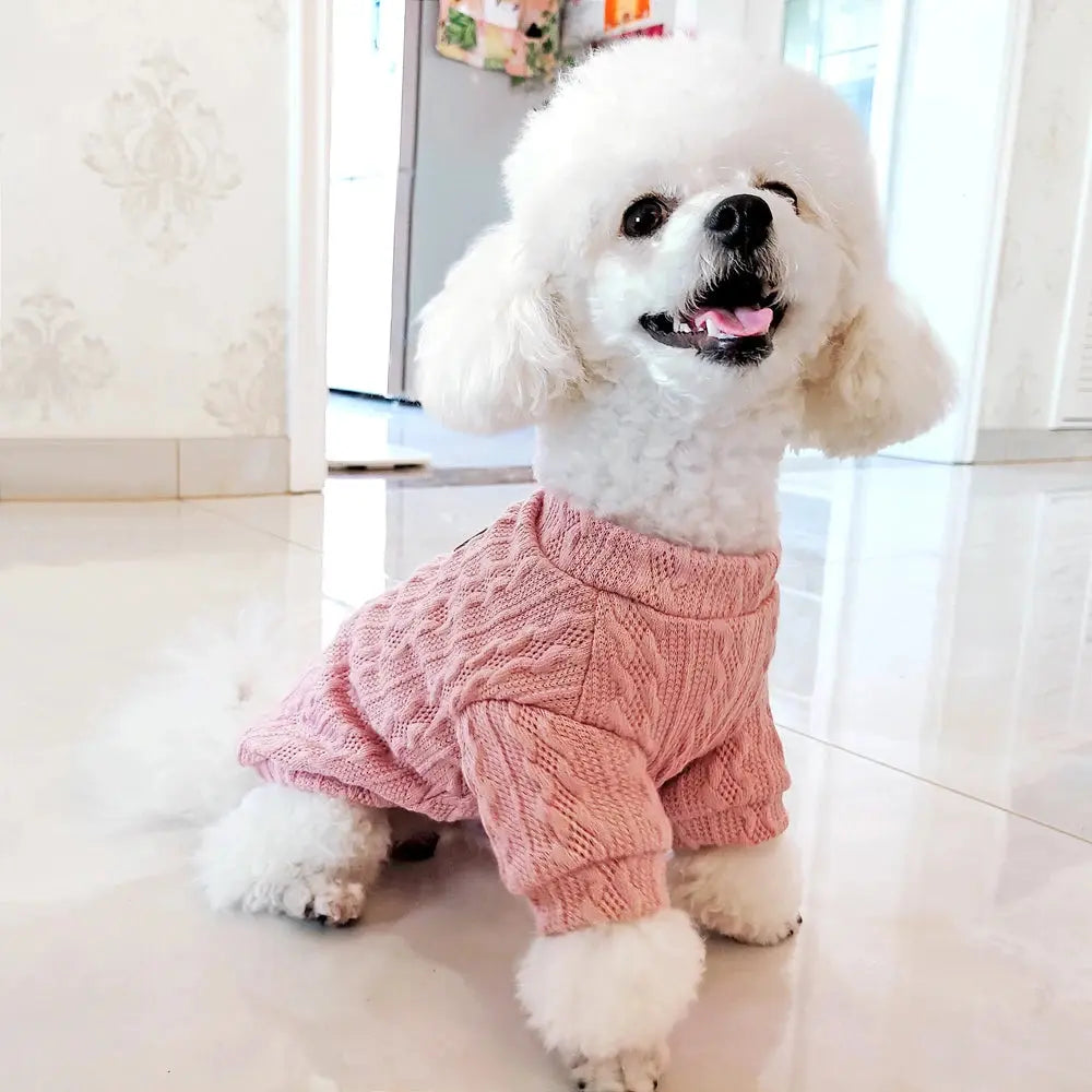 Warm Wool Knitted Turtleneck Cat Sweater WLP Company