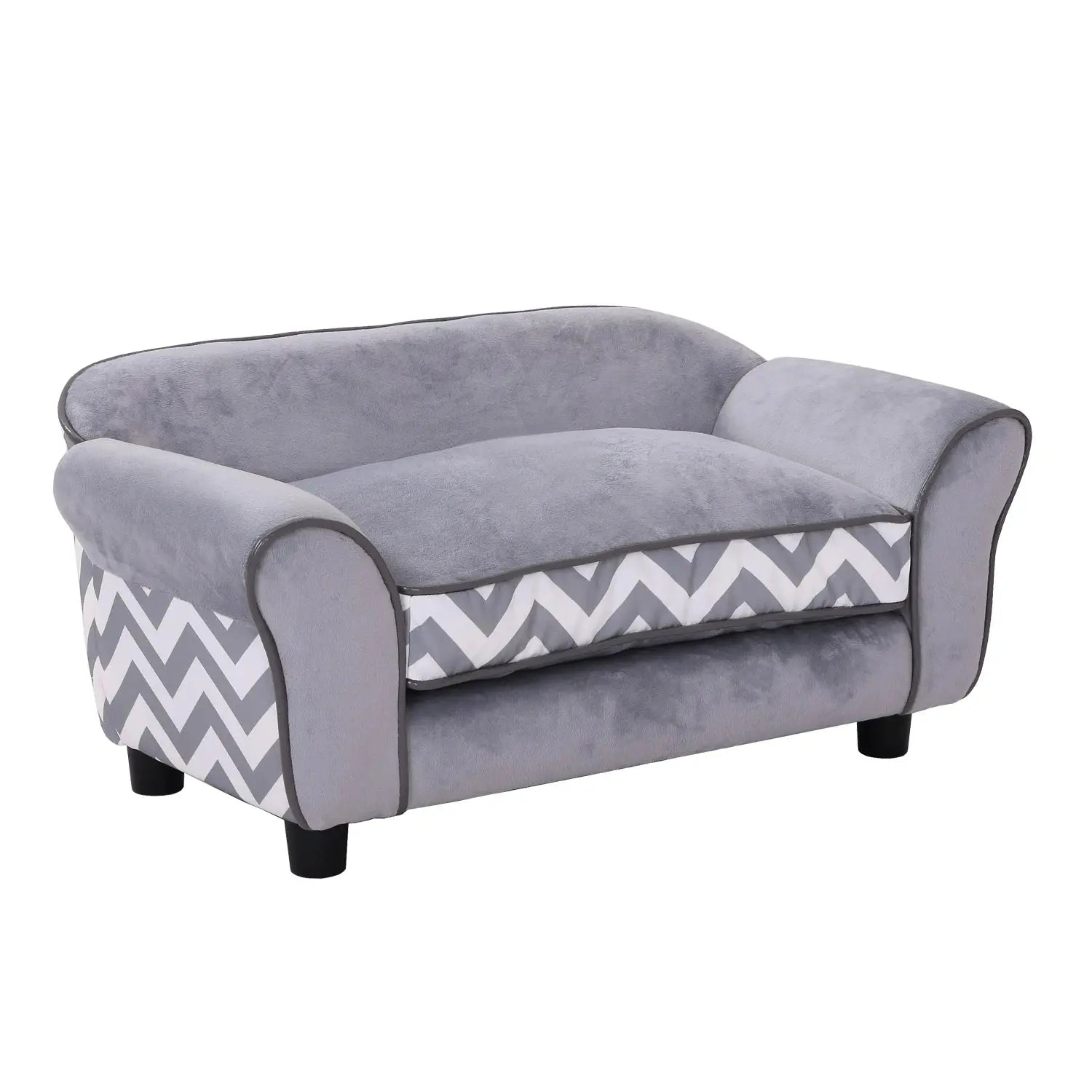 Pawhut Pet Sofa Dog Bed with Padded Cushion Washable Cover WLP Company
