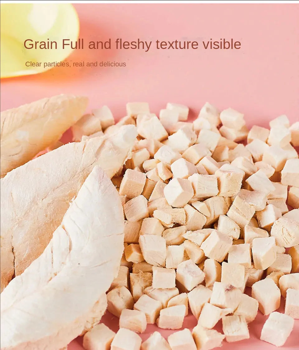 Pet Snacks Canned Freeze-Dried Chicken, Duck, Beef, and Quail Eggs WLP Company