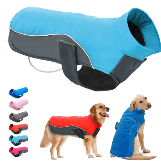 Bulldog/Chihuahua Winter Jacket - Waterproof & Reflective