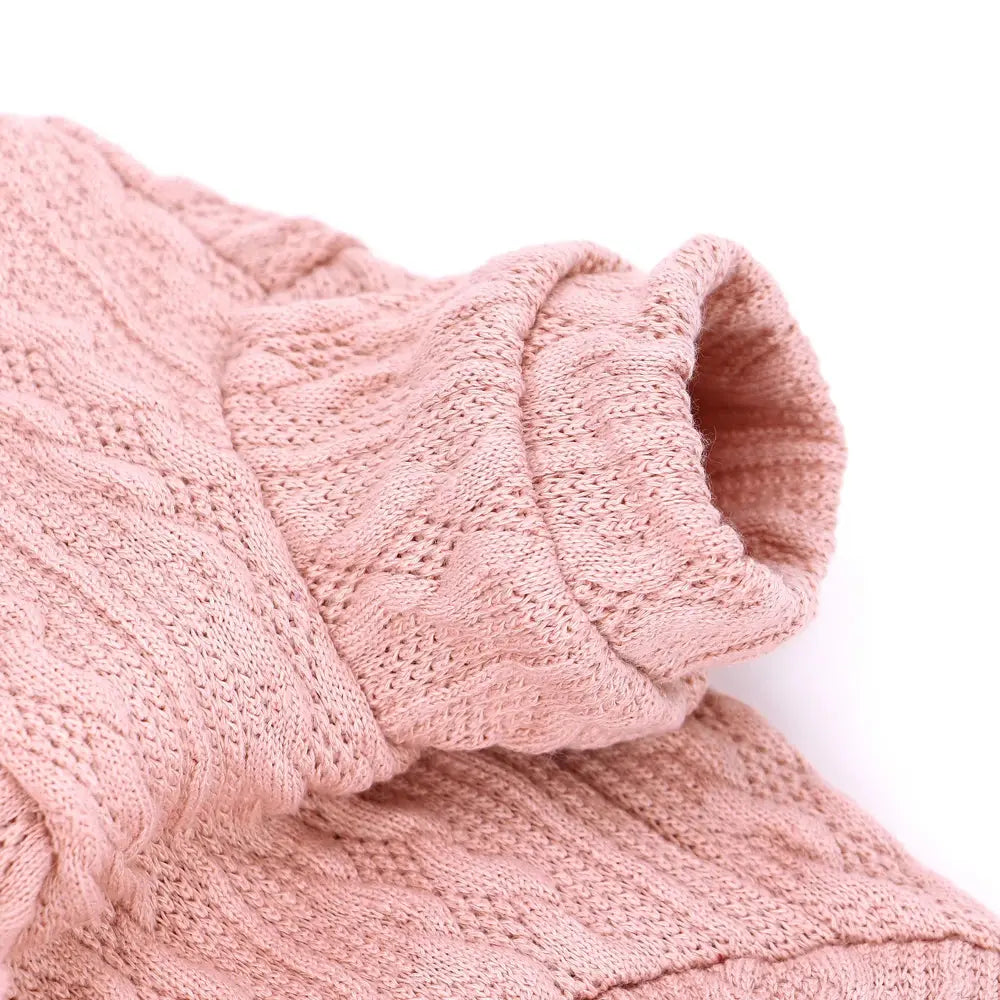 Warm Wool Knitted Turtleneck Cat Sweater WLP Company