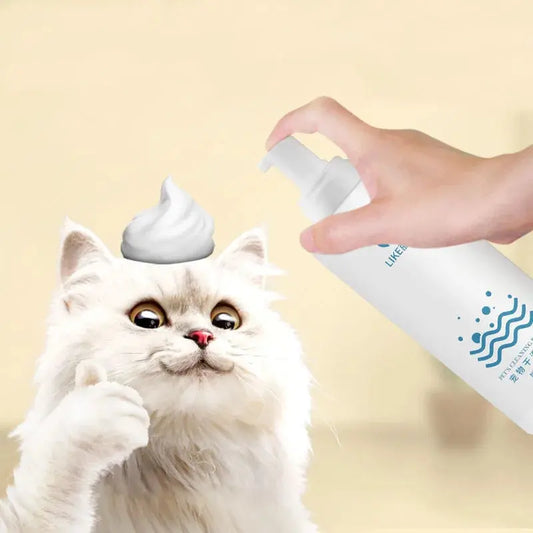 Pet Dry Cleaning Foam, Water-Free, Dog, Cat, Puppy Shower Gel, Super Shampoo Deodorant WLP Company