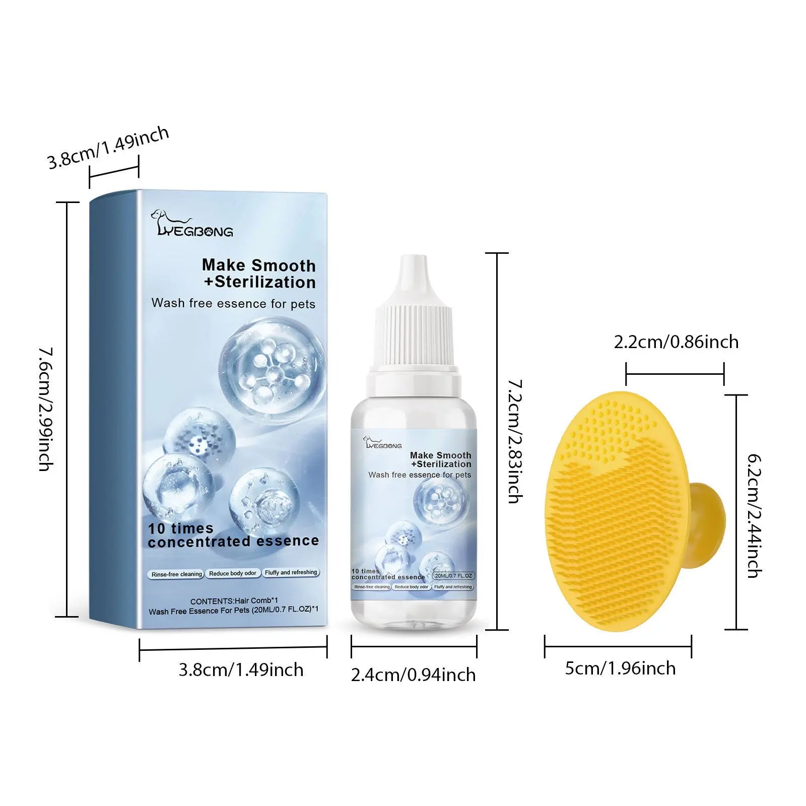 Pet Wash Free Essence Dog Body Wash Hair Softening Removing Dirts Mites Deodorizing Reduce Itching Moisturizing Puppy Shampoo WLP Company