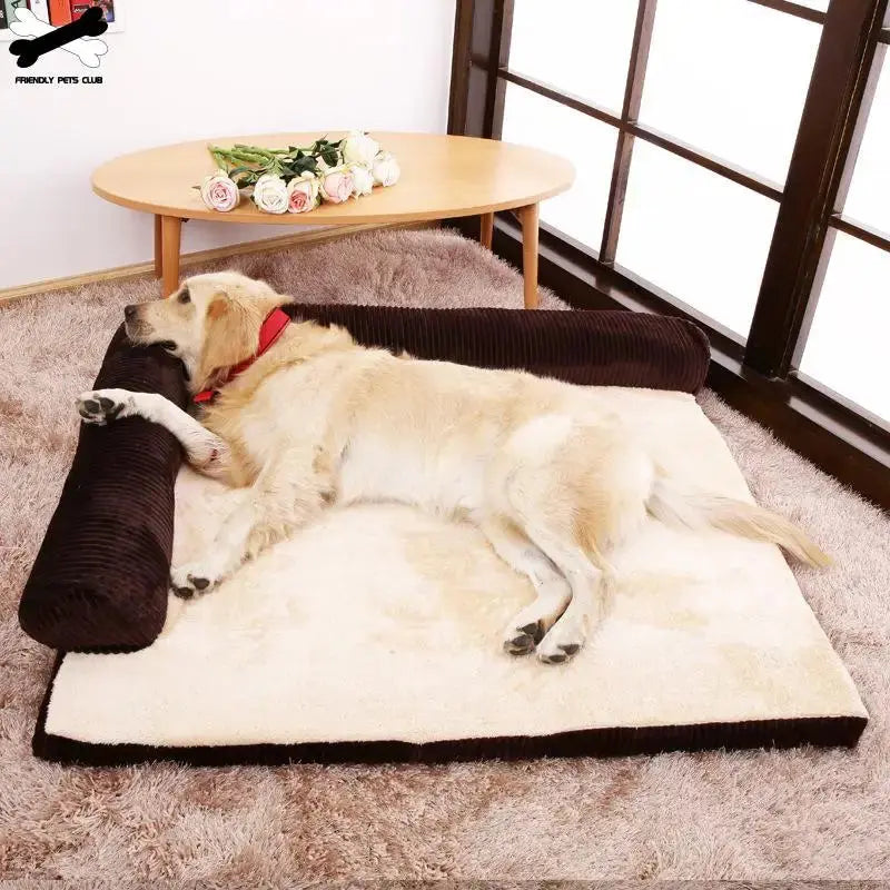 Bed Soft Cushion L Shaped Square Pillow - Machine Washable Pet Bed WLP Company