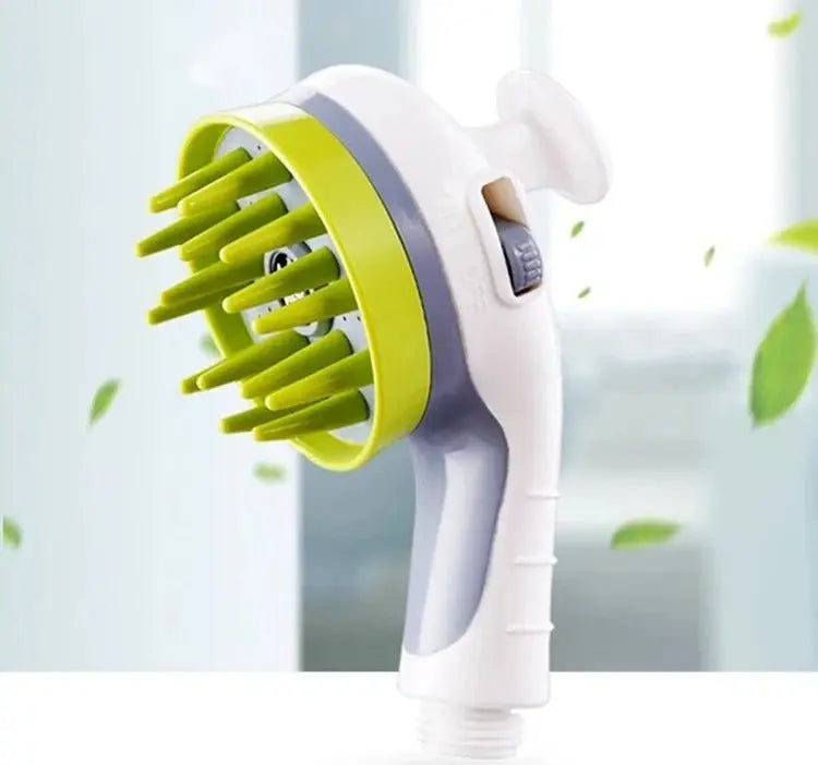 pet bath nozzle Practical dog bath massage nozzle pressure thickened pet shower nozzle flower shower special multi-function pet bath spray WLP Company