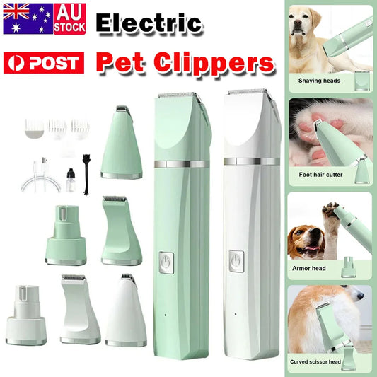 4-in-1 Multi-functional Electric Dog Clippers For Grooming - WLP Company