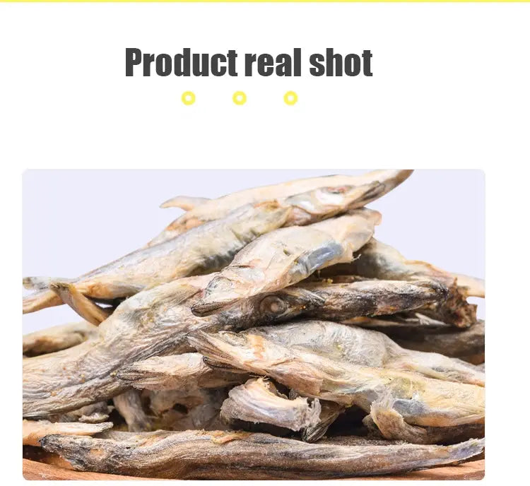 Dog Snacks Freeze-dried Spring Fish Large Full Seed Dried Pet Fish WLP Company