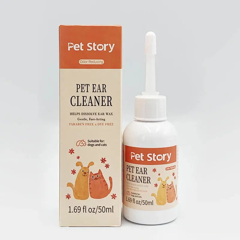 1 Pc 50ml Pet Ear Drops Cats & Dogs Remove Ear Mites Inhibit Bacteria Clean Ears WLP Company