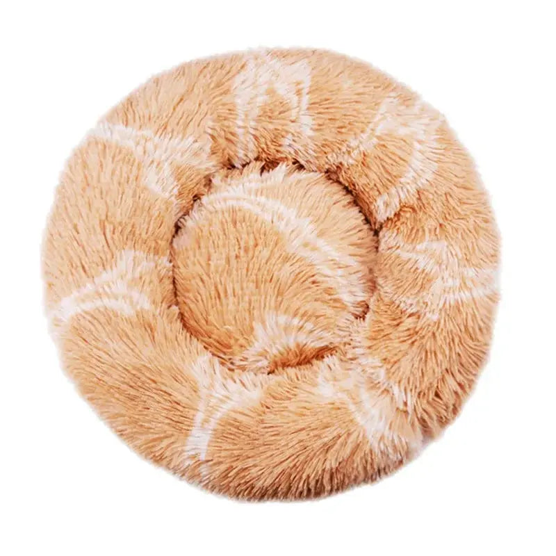 40-90cm Round Pet Bed for Large Dog Bed Super Soft Cat Bed Long Plush Dog House for Medium Dog House Winter Warm Sleeping WLP Company