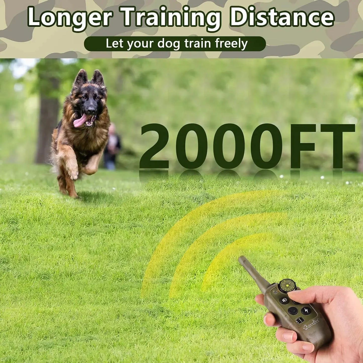 dog training collar Training Collar Pet Dog Remote Control Waterproof Rechargeable Pet Barking Stopper Dog Repellent Control Training Collar WLP Company