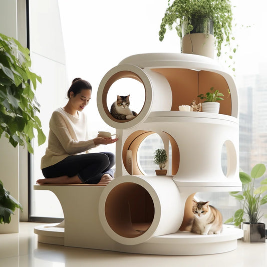 Wangshe Cat Villa - Multi-level Cat House | WLP Company