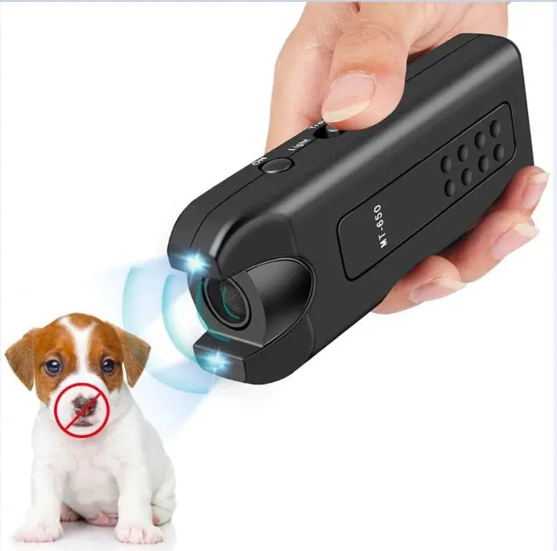 Dog Repeller Handheld Barking Stop Luminous Ultrasonic Dog Driver Sonic Pets Bark Deterrent Device Anti Bark Dog WLP Company