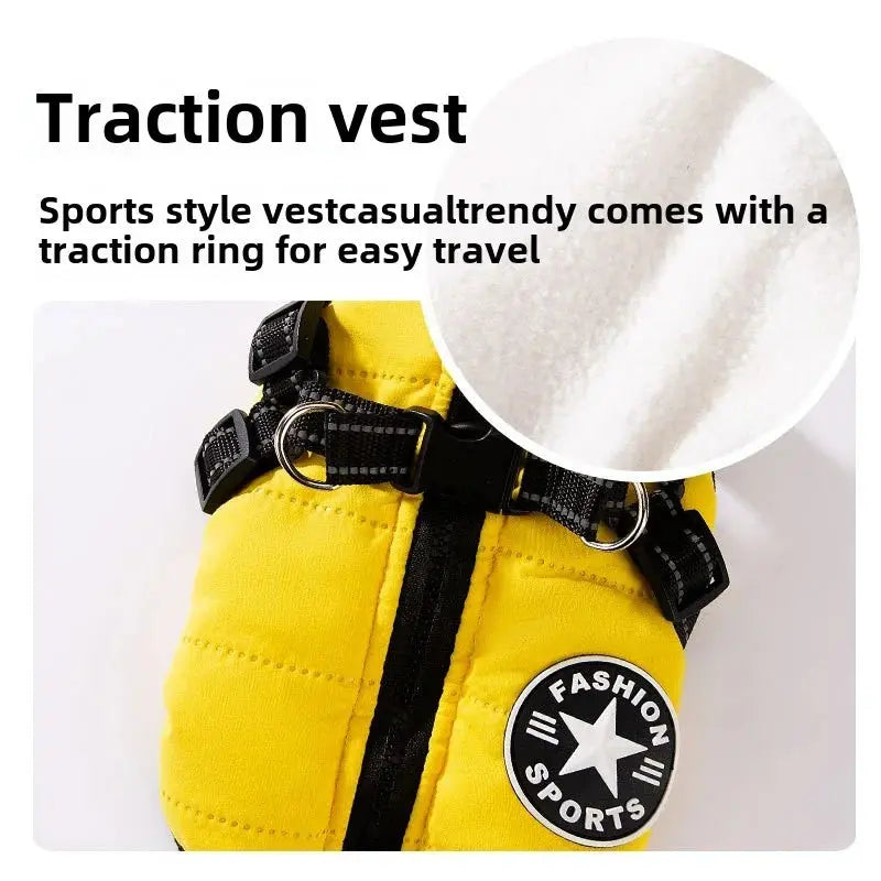 Dogs Jacket with Harness - Waterproof Winter Coat WLP Company