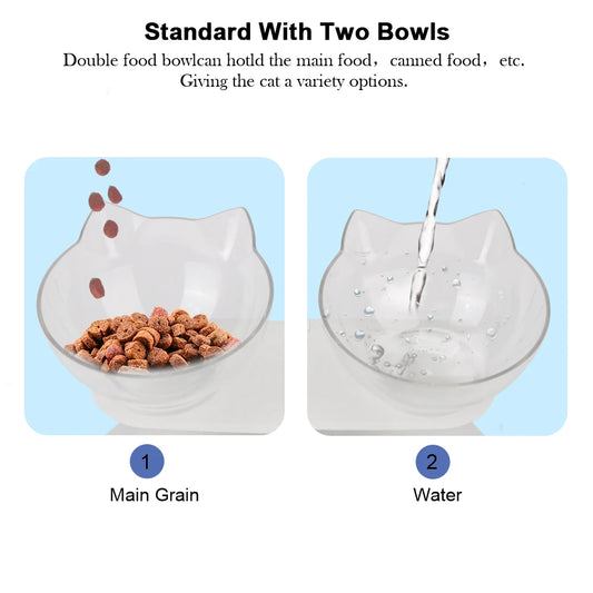 Non-Slip Double Bowl