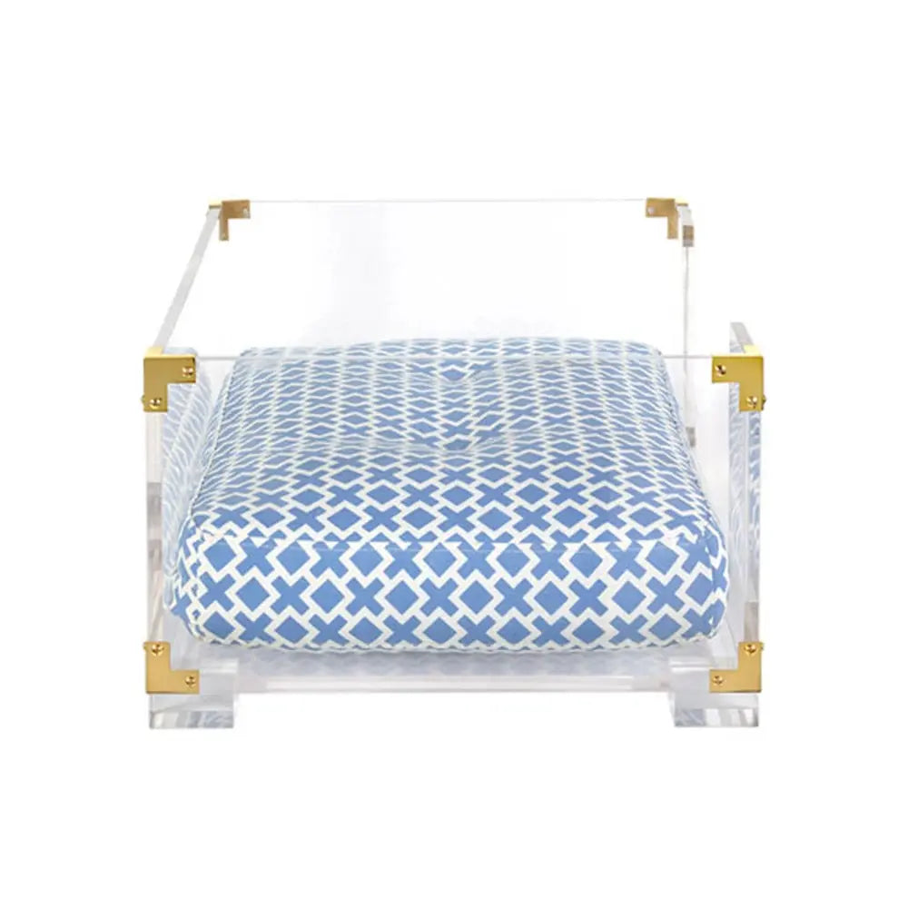 Acrylic Dog Bed Comfortable Acrylic Lucite Dog Bed WLP Company