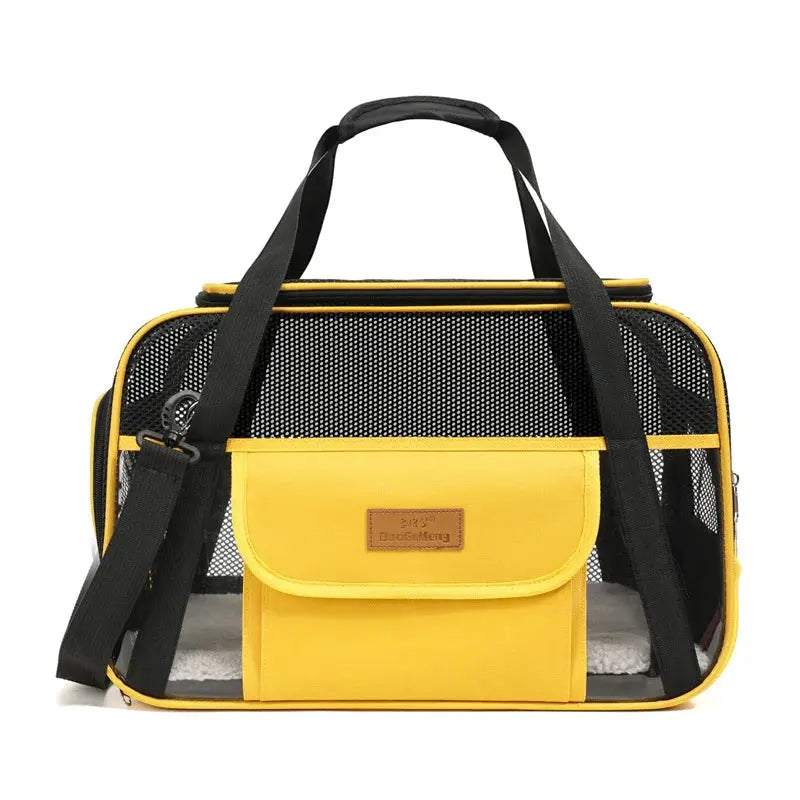 Pets Cat Dog Carrier Soft-Sided Pet Travel Carrier Multi-Sided Breathable Small Dog Cat Outdoor Tent Carrier Outgoing Handbag WLP Company