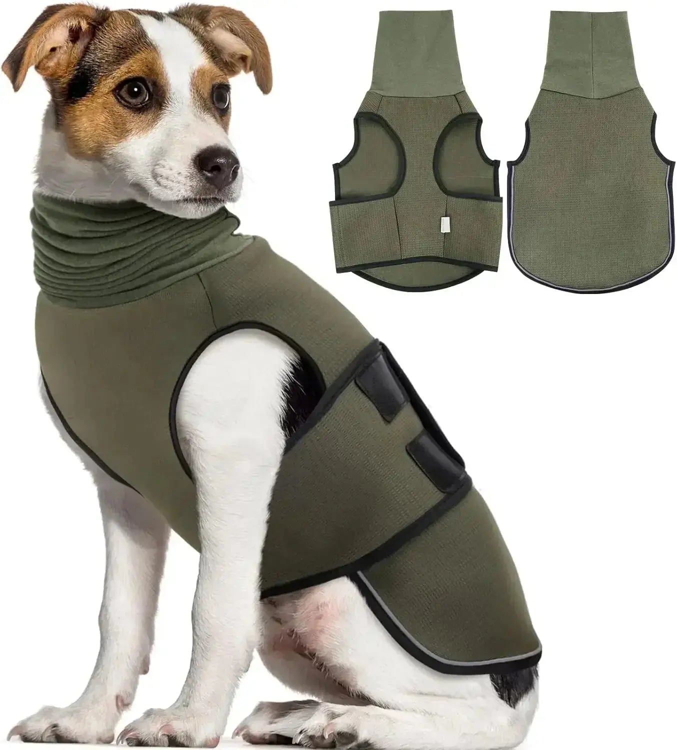 Dog Anxiety Vest, Thunder Jacket for Large Dogs, Calming Jacket with Hoodie, Fireworks, Quarantine, Anti Anxiety Dog Hoodie WLP Company