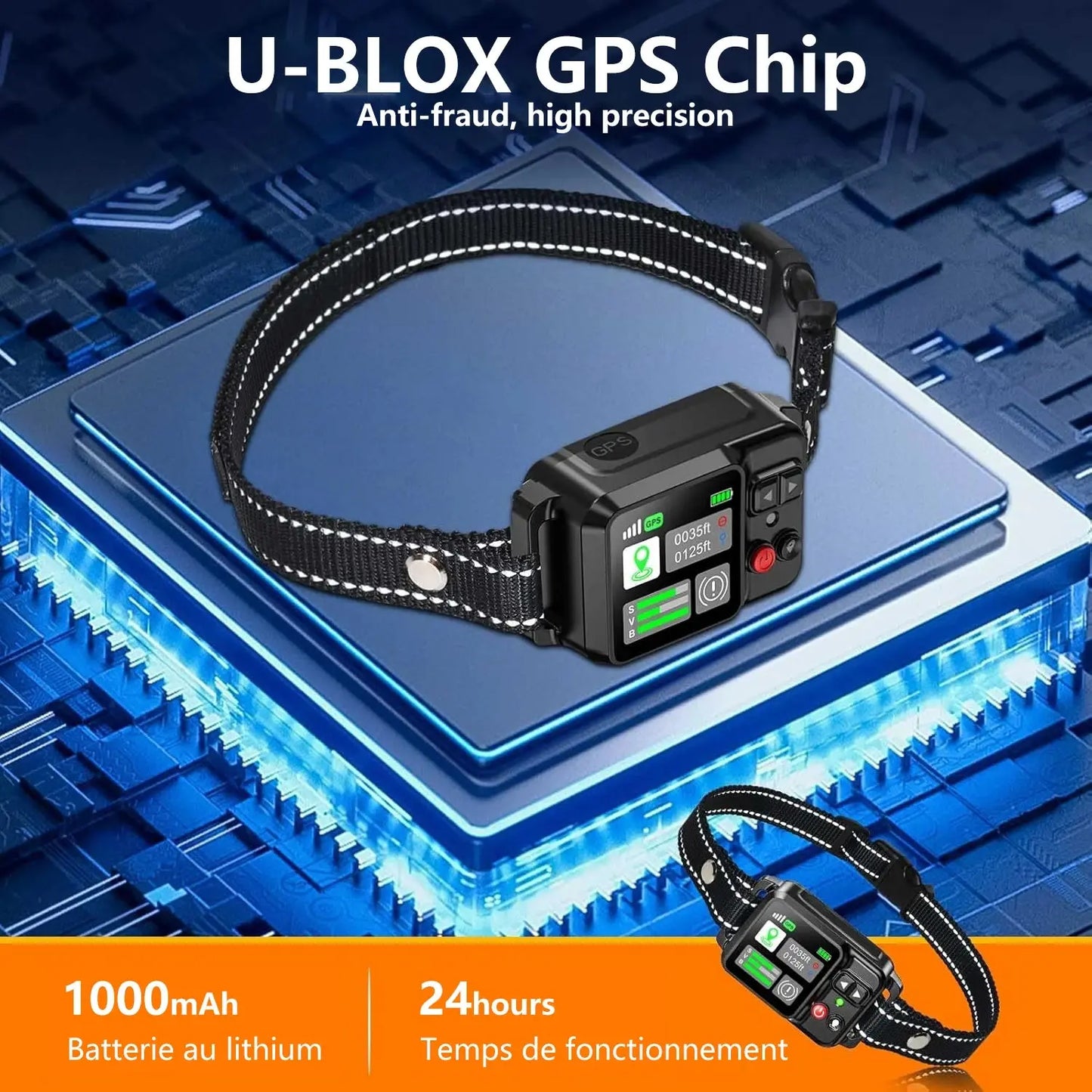 GPS Dog Fencing Wireless Dog Fencing System - Electric dog fencing with GPS Electric Satellite Technology, Pet Fencing System Range 15 ~ 200 WLP Company