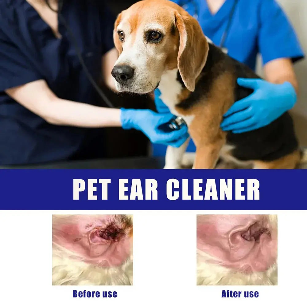 50 ml Pet Ear Drops Gentle Cleaning Ear Mites And Earwax In Cats & Dogs Inhibiting Ear Bacteria WLP Company