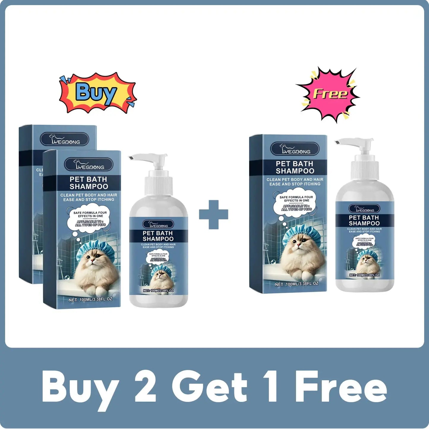 pet shampoo Cat Dog Shower Gel Fragrance Bathing Hair Care Cleaning Deodorizing Anti Mite Body Wash Relieve Itching Pet Moisturizing Shampoo WLP Company