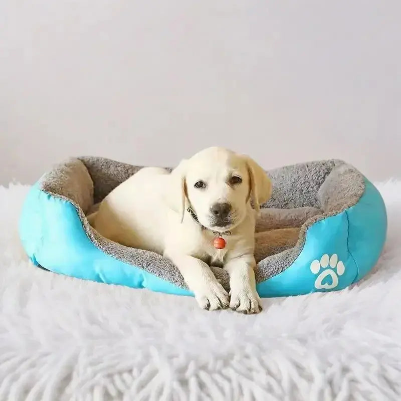 warm pet bed Waterproof Fleece Pet Bed - Ultimate Comfort for Your Furry Friend WLP Company