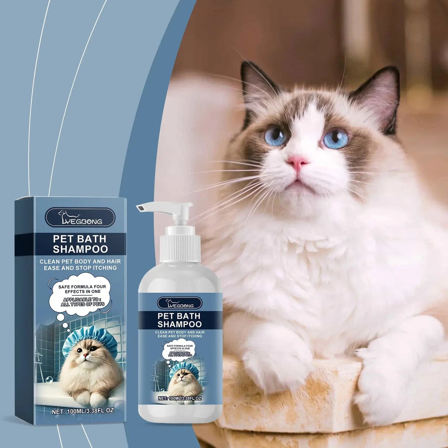 pet shampoo Cat Dog Shower Gel Fragrance Bathing Hair Care Cleaning Deodorizing Anti Mite Body Wash Relieve Itching Pet Moisturizing Shampoo WLP Company