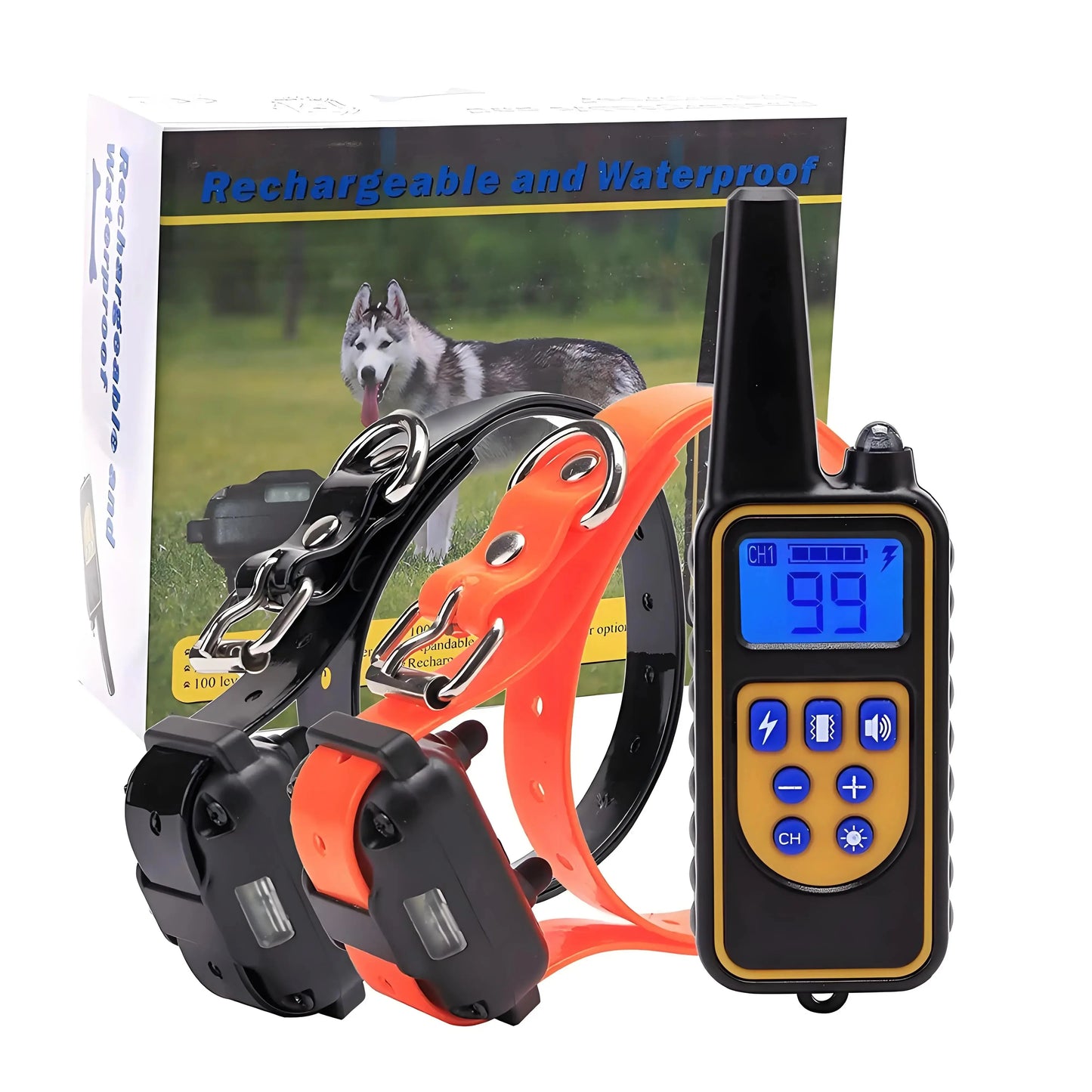 Professional Dog Training Collar with LCD Screen - 800m Range Waterproof System WLP Company