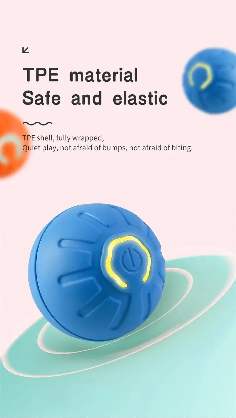 Smart Dog Toy Ball Electronic Interactive Pet Toy Moving Ball USB Automatic Moving Bouncing for Puppy Birthday Gift Cat Product WLP Company